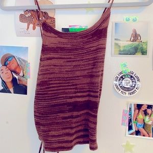 Woven crop top
